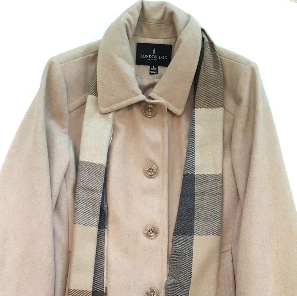 London Fog wool peacoat